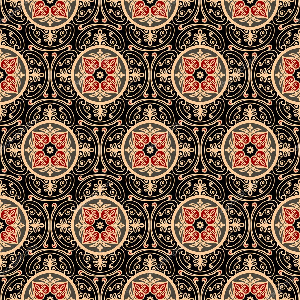 Oriental Pattern Wallpaper