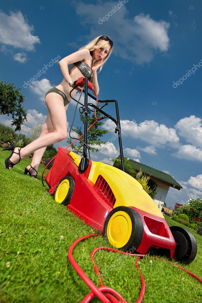 dildo cutting grass deepthroat a ballon trick