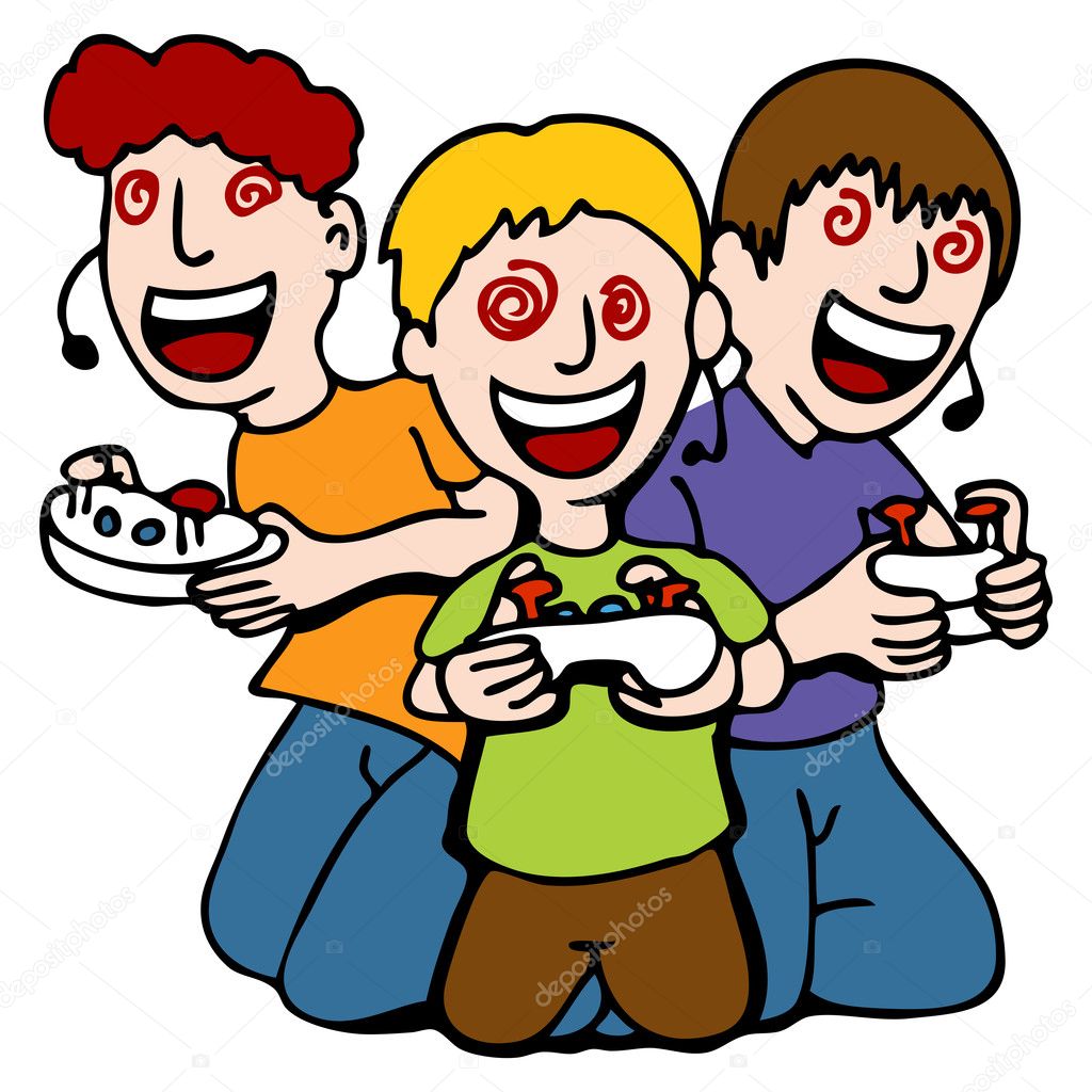 playing video games clipart - photo #22