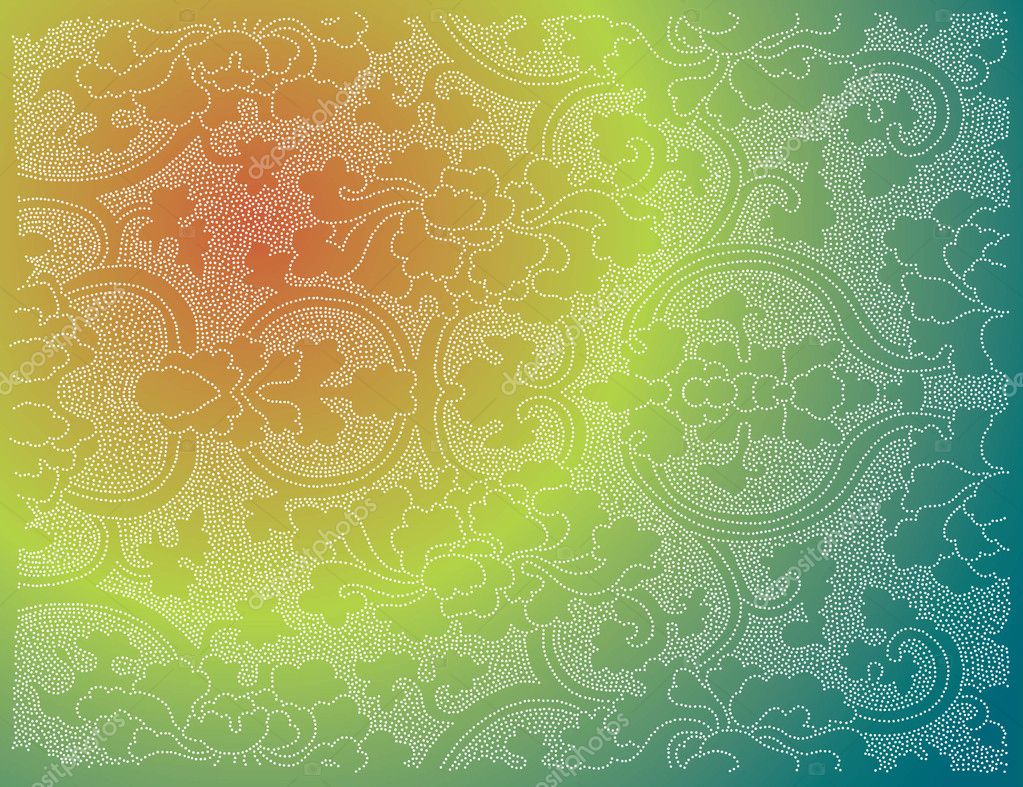 Oriental Wallpaper — Stock Vector © UltraViolet #4138058