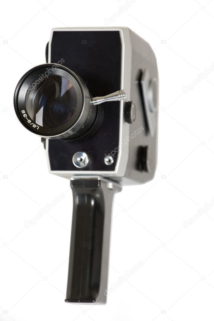 Old 8 mm movie camera Photo b...