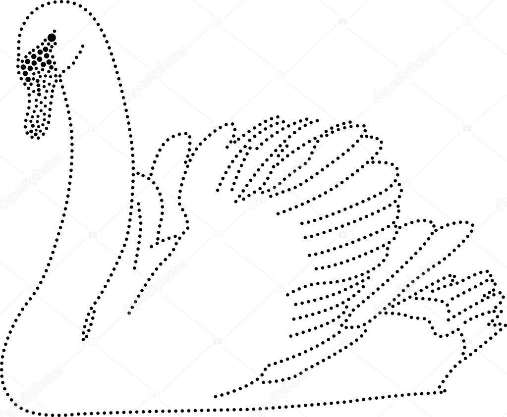 Swans Outline