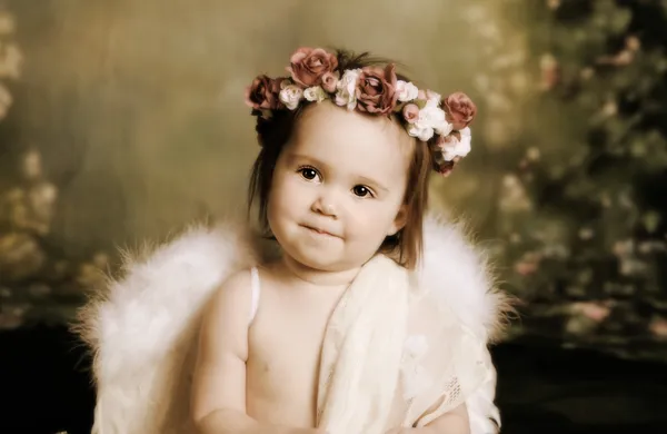 Sweet baby angel by Tera Christianson Stock Photo Editorial Use Only