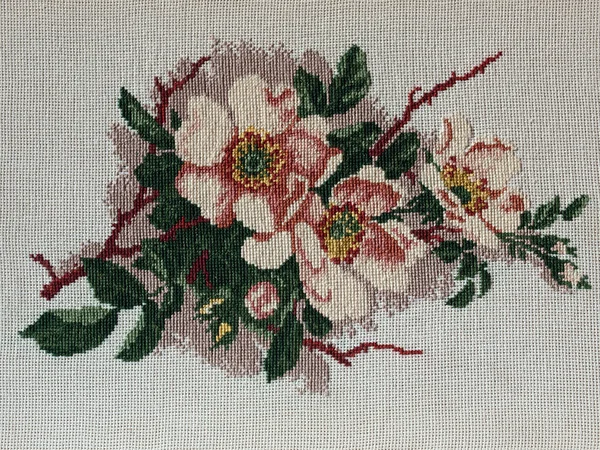 Flowers, cross stitch