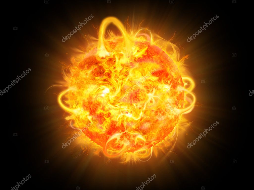 sun explosion