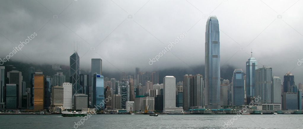 Hong Kong skyline panorama