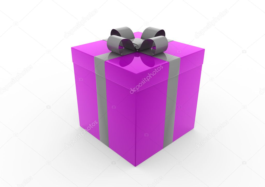 purple gift boxes