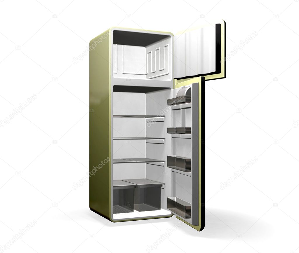 modern fridge
