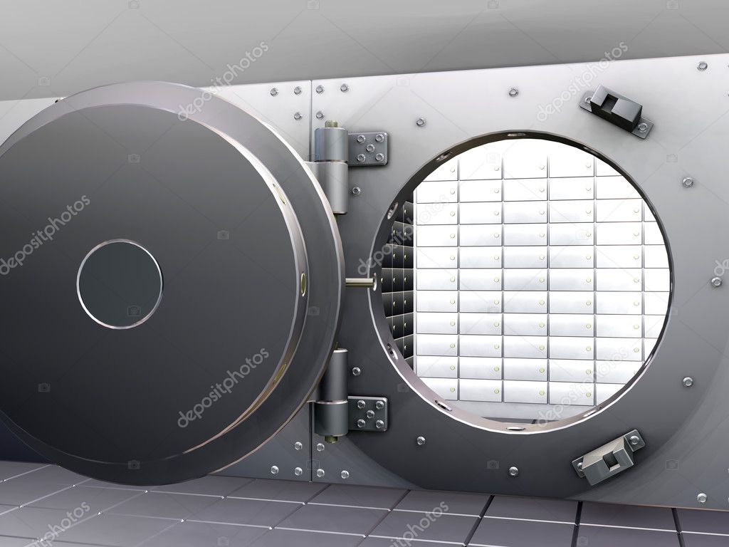 Bank vault — Stock Photo © kjpargeter #4381426