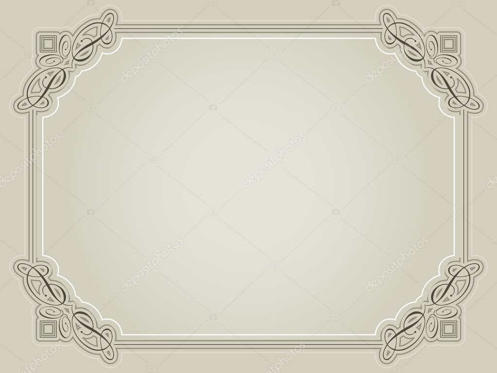 Blank Certificate Background