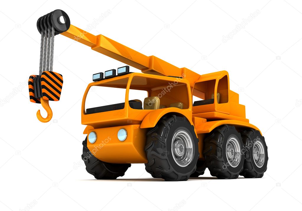 Crane Lifting Car