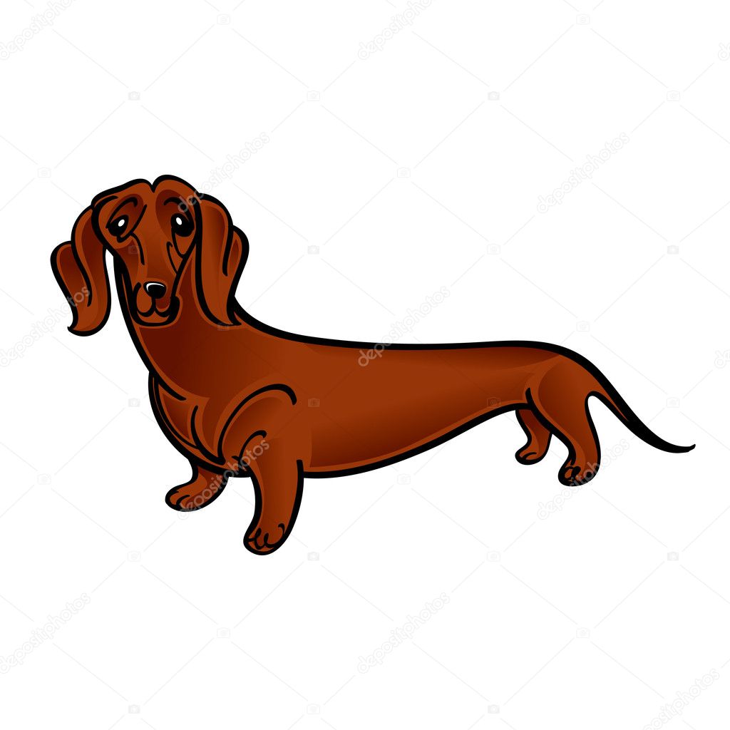 dachshund dog clipart - photo #50