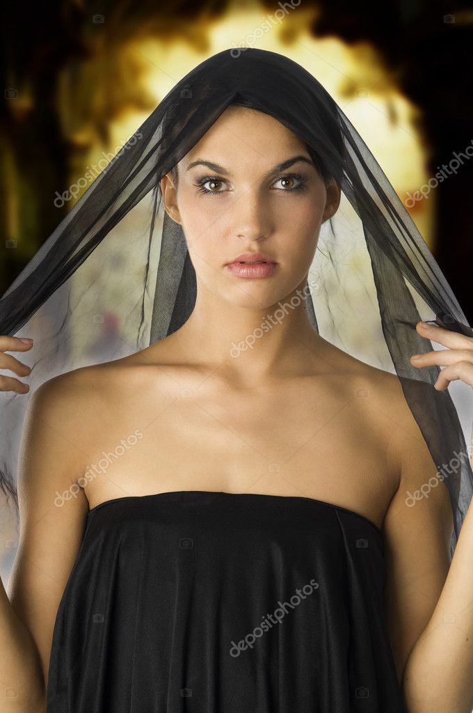 Beautiful Veiled Woman