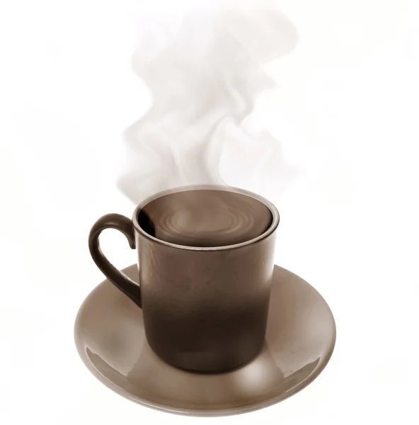 Coffee cup steam hot