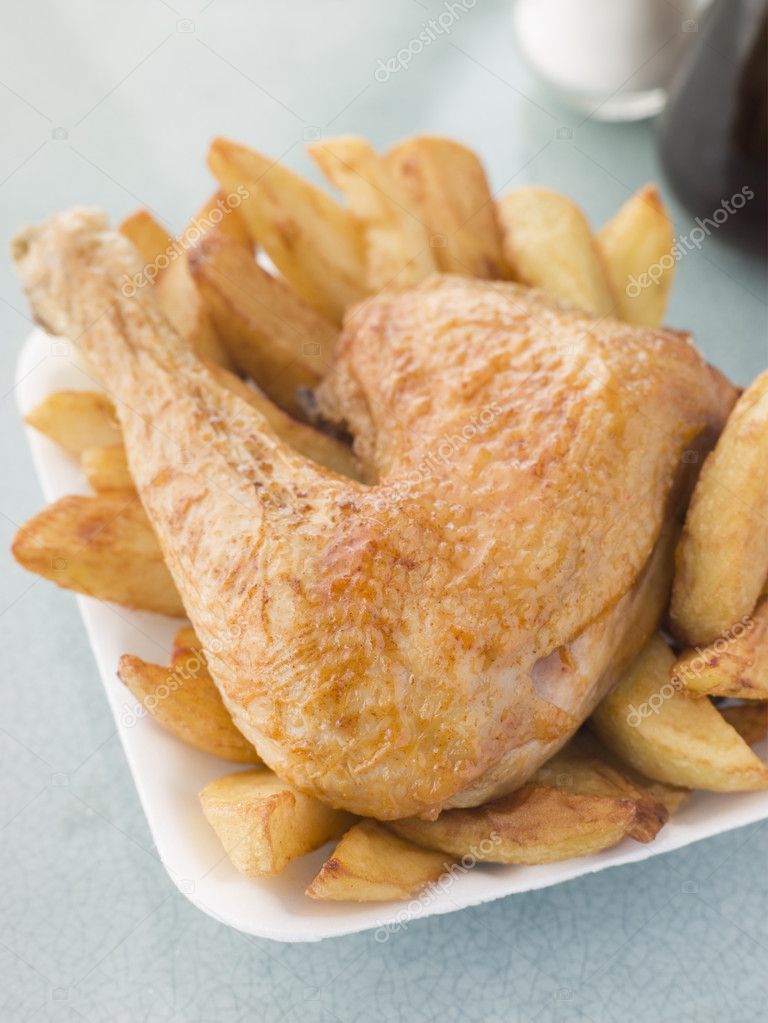 chips and chicken