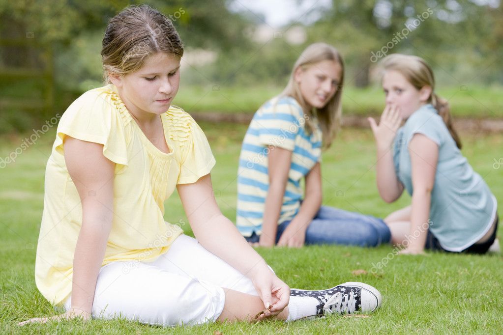 other young girl outdoors