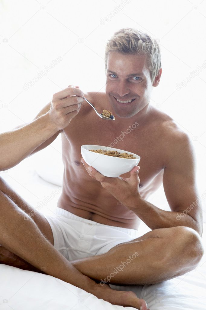 Cereal Eating Man