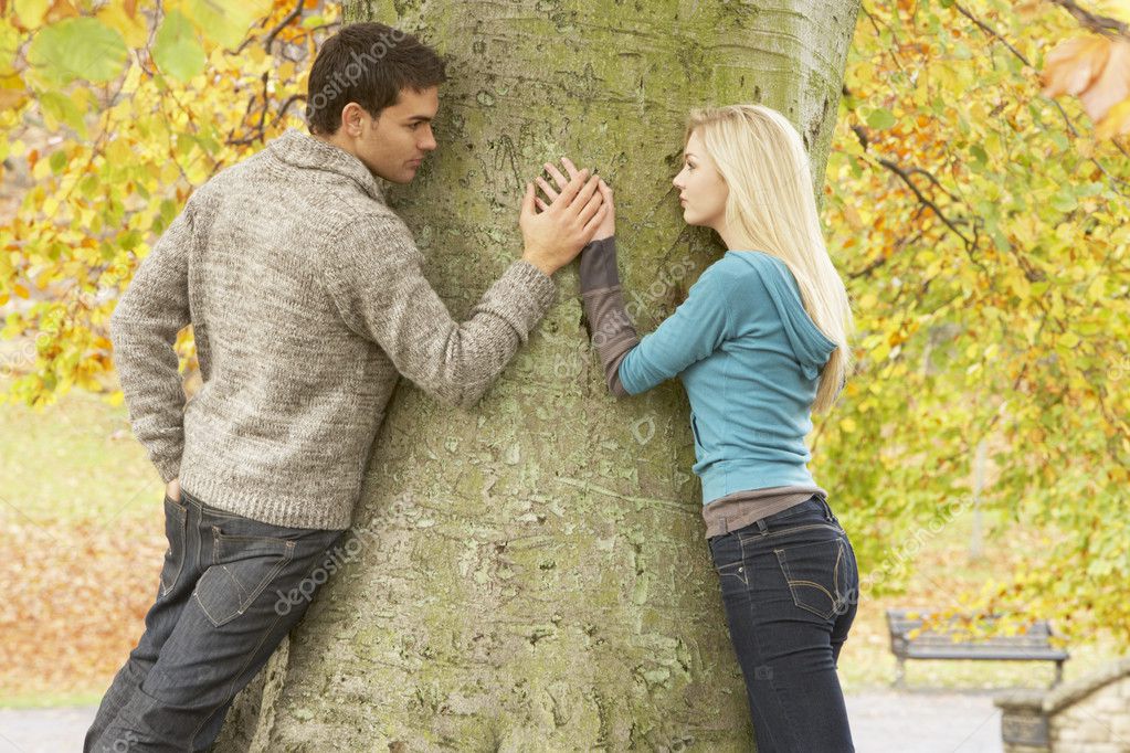 couple in tree