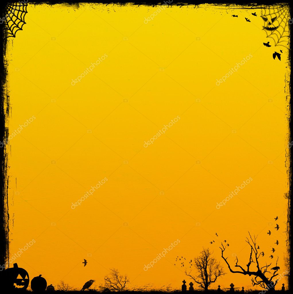 Orange Halloween Background