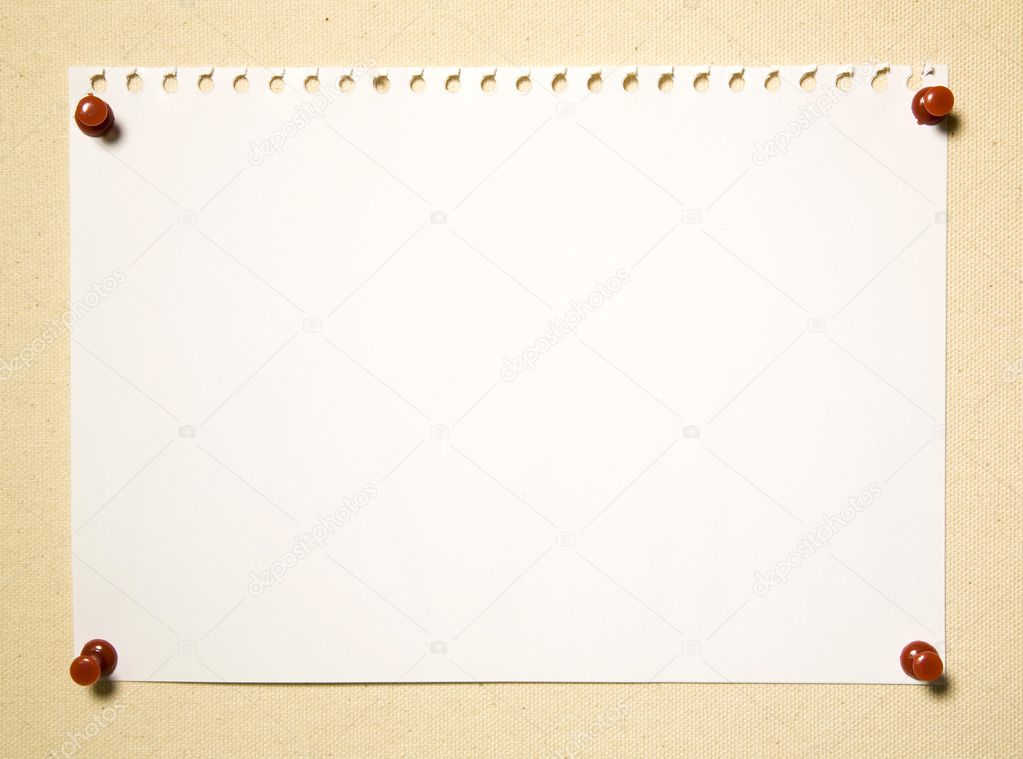 depositphotos_4863128 stock photo notepad page on textile background