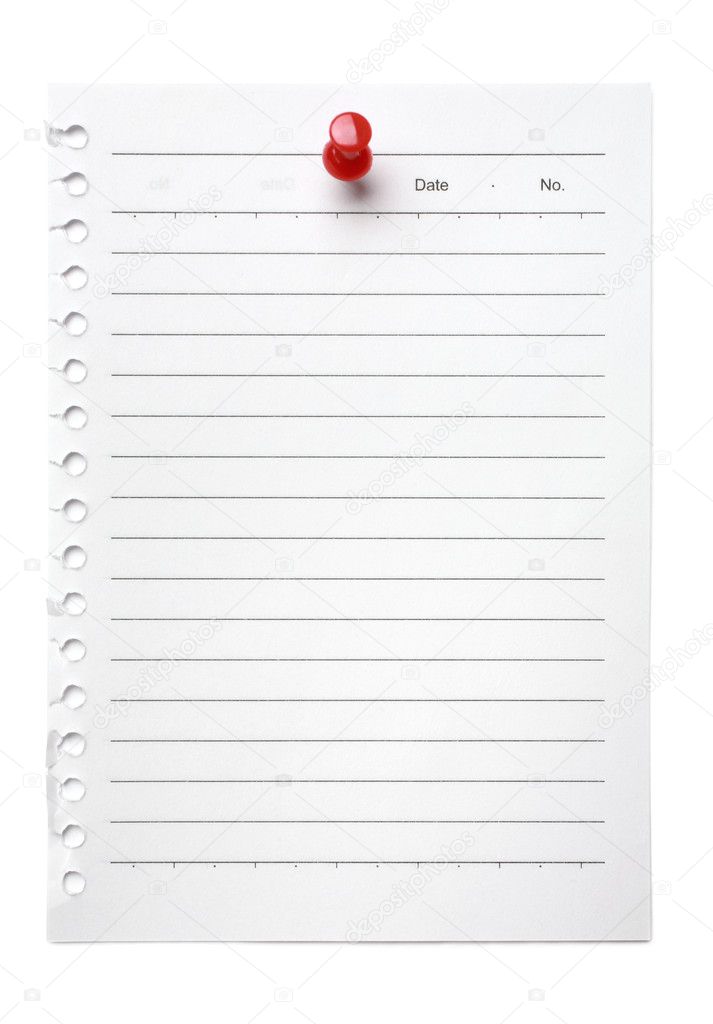 Blank Note Page