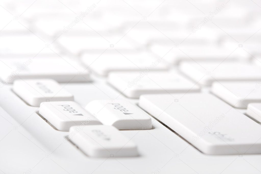 White Laptop Keyboard