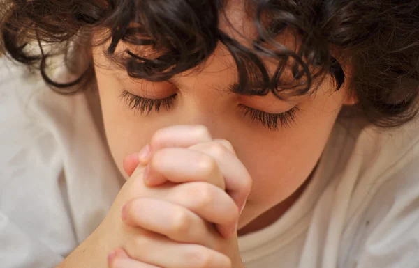 Latin Boy Praying