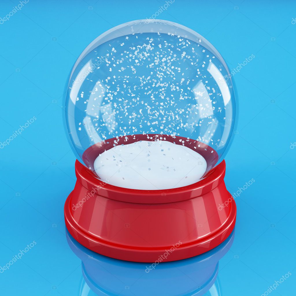 empty snow globe