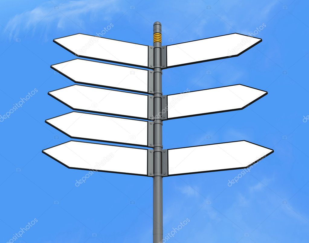 Directional Sign Post