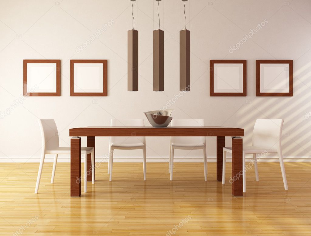 Minimalistisk matsal — stockfotografi © archideaphoto #5359336