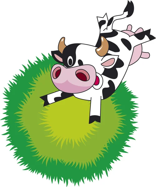 funny cow. Stock Vector: Funny cow