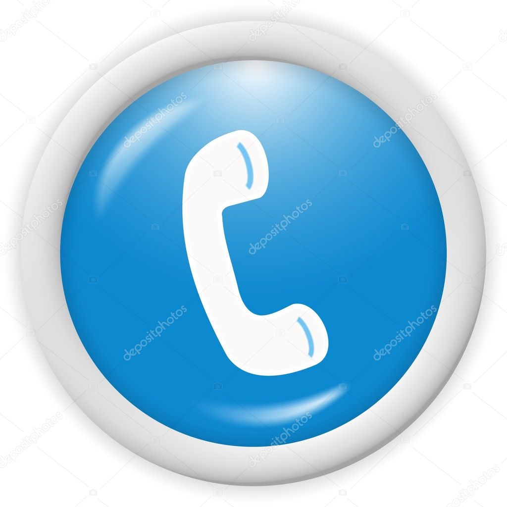 Phone Icon Blue
