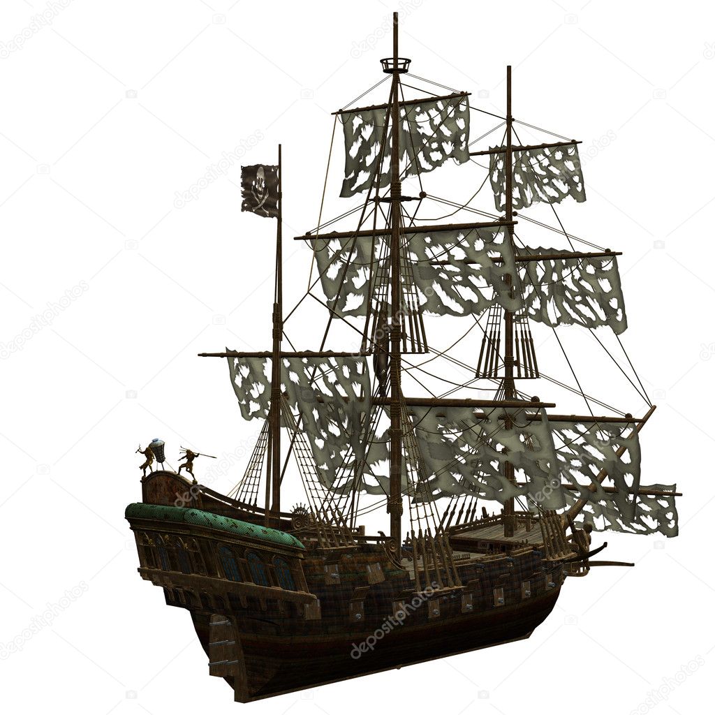 Pirate Ship — Stock Photo © gatterwe #5189486