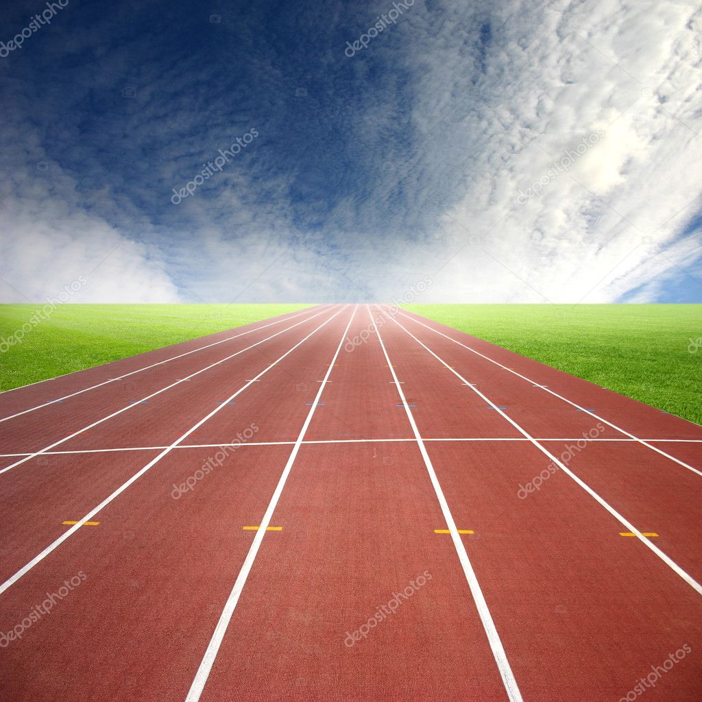 athletic running track