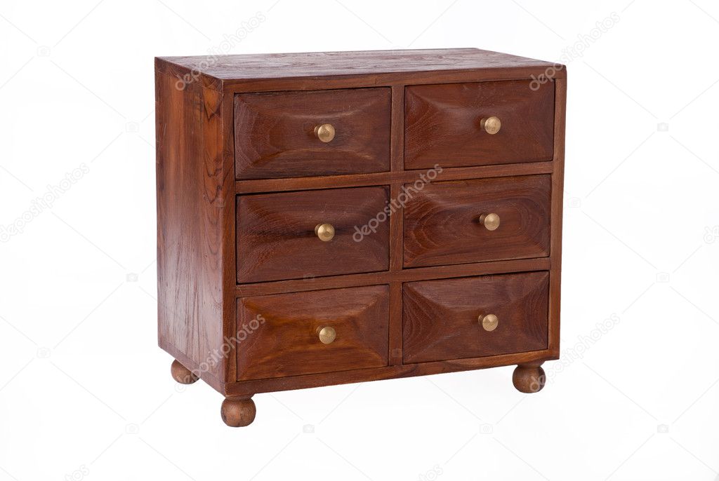 Small wooden chest of drawers — Stock Photo © EStruk 5342550