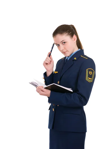 Chica en uniforme —  Fotos de Stock