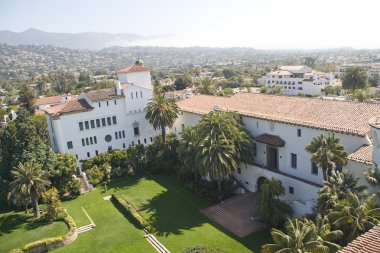 Santa barbara city, görünümden adliye binası tower.ca,usa