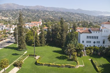 Santa barbara city, görünümden adliye binası tower.ca,usa