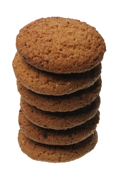 Una pila de galletas, aisladas —  Fotos de Stock