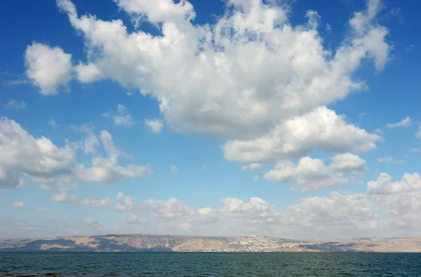 Gün ağarırken Kinneret Gölü — Stok fotoğraf