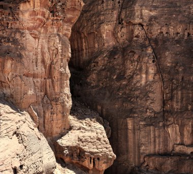 kayalar timna krater, İsrail.