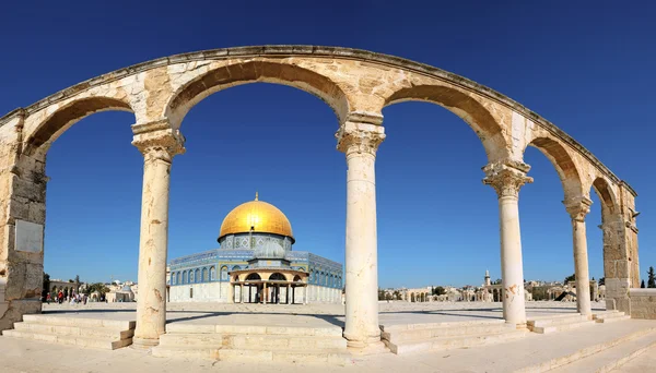 Cúpula Rocha Monte Templo Jerusalém Israel — Fotografia de Stock