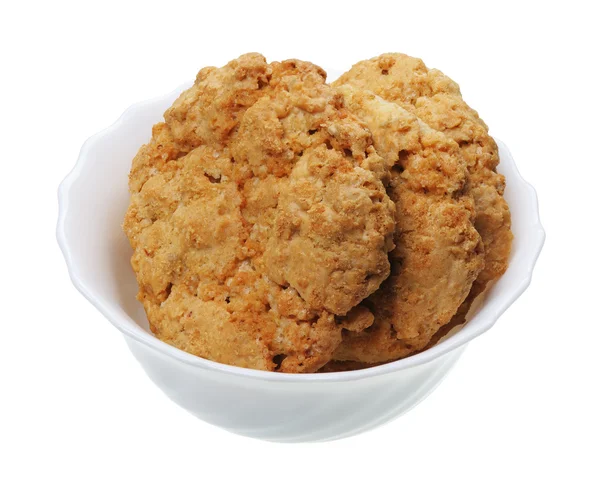 stock image Cookies on a plate, isolated