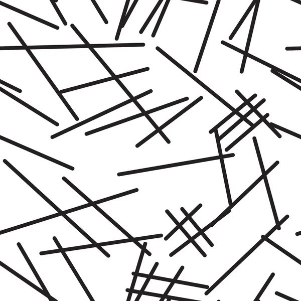 Sfondo astratto in bianco e nero con linee — Vettoriale Stock