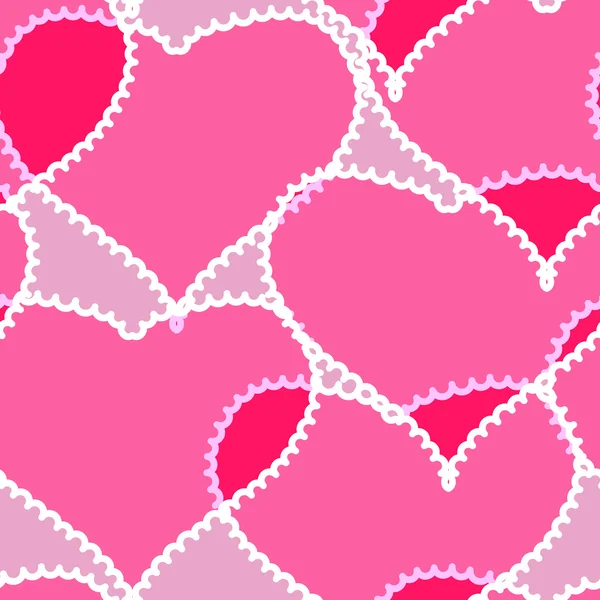 Abstract background with transparent hearts — Stock Vector