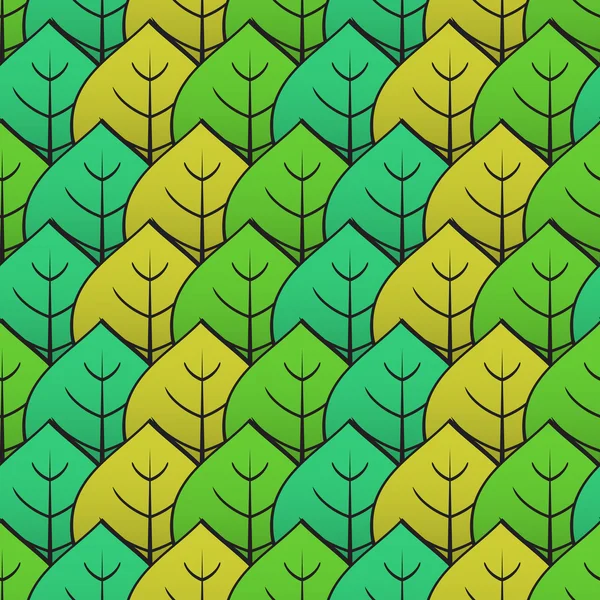 Abstrakter Hintergrund mit grünem Blatt — Stockvektor