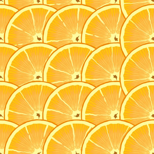 Fond abstrait avec agrumes de tranches d'orange — Image vectorielle