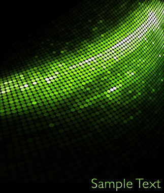 Vector green geometric tech background. Creative background.EPS10 clipart