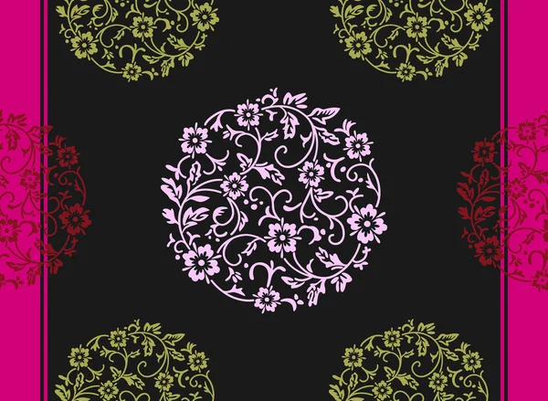 Élégant floral original sans couture — Image vectorielle