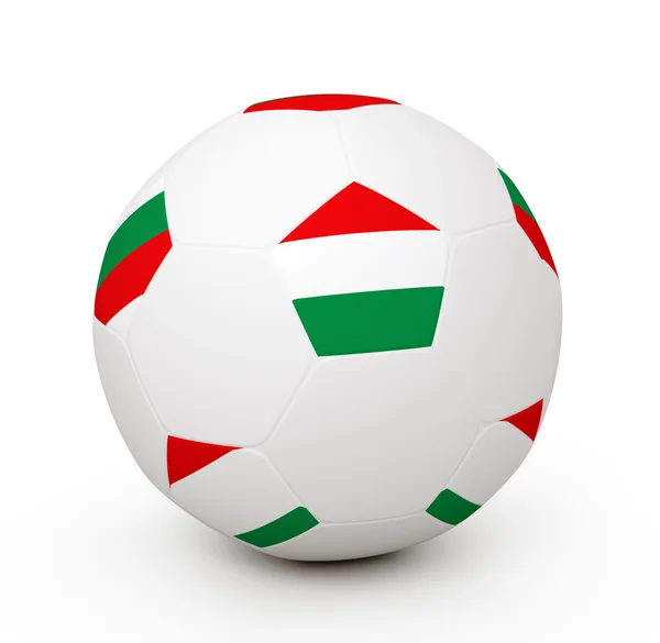 Fotbalový míč (3d obrázek) — Stock fotografie